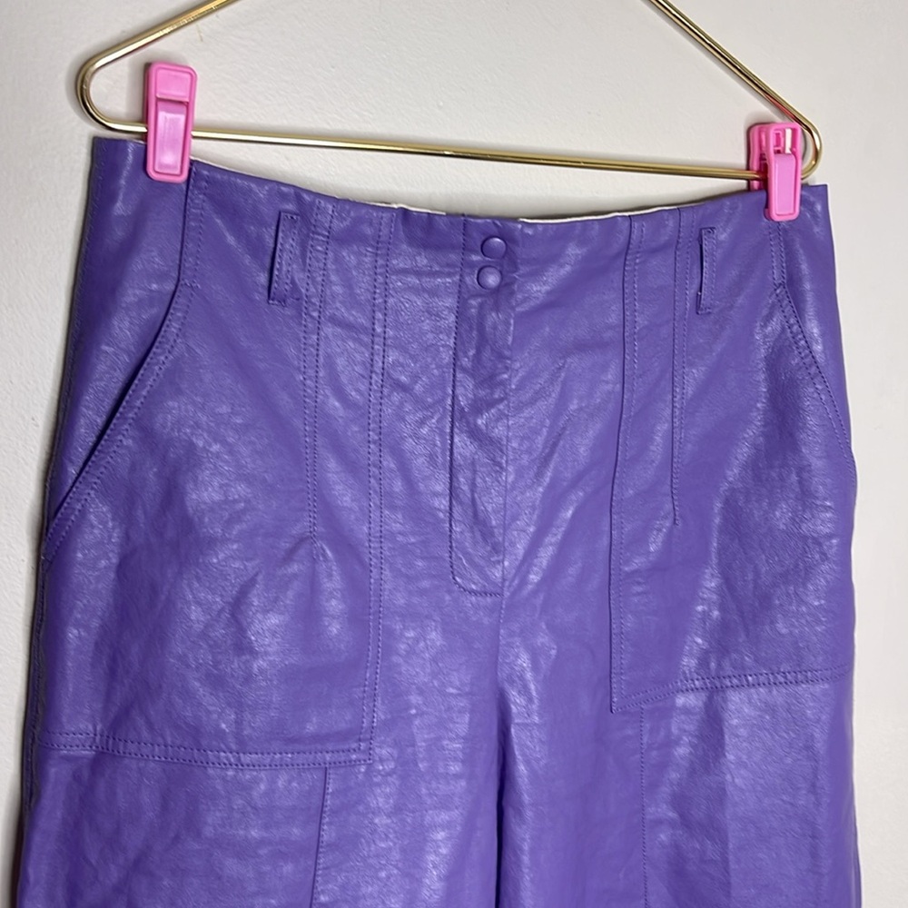 Beatrice B‎ Violet Wax Coated Pant - Picture 3 of 11
